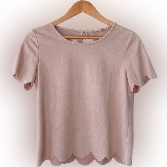 ALTAR'D STATE Faux Suede Top in Pink Size Small - Picture 2 of 15